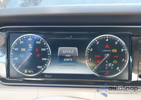 2015 Mercedes-Benz S 550 4Matic z USA, uszkodzony, nr VIN WDDXJ8FB5FA007893